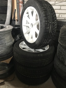 Литые диски R15 2012 9 Spoke с летней резиной 175/55 R15 155/60 R15 Smart 451