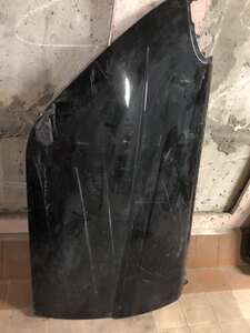 Филенка накладка двери правая чёрная Smart 451