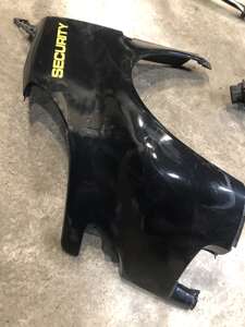 Крыло переднее левое черное Smart 451