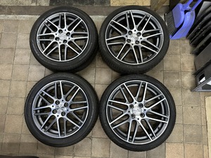Литые диски Brabus Monoblock IX high-sheen grey matt finish с летней резиной Yokohama 185/50 R16 205/40 R17 Smart 453