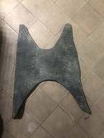 Гумовий килимок підлога для скутера мопеда