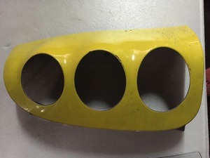 Накладка задней фары правая желтая Smart 450