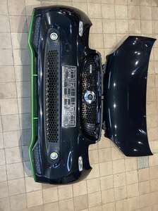Front bumper with hood and camera Brabus Smart Fortwo 453 Green Flash complete set