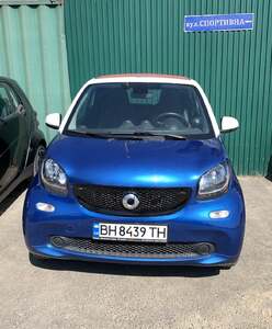 Smart Fortwo 453 Cabrio Prime 0.9 бензин 02/2017 бело-синий