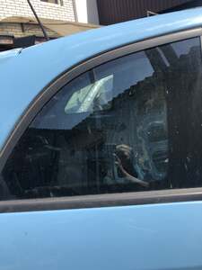 Passenger side glass Fiat 500ED