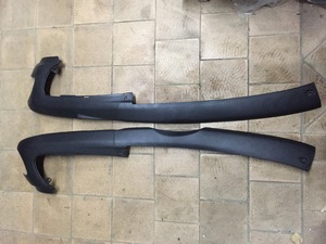 Пластик нижний лыжи боковой Yamaha ZII пара