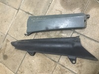 Лыжи нижний пластик для скутера