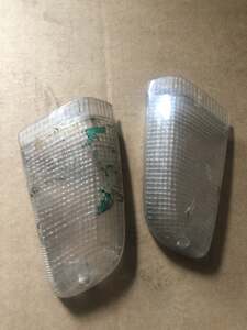 Corner glass for moped scooter