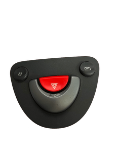 Панель кнопки аварийного сигнала две кнопки обогрев кондиционер серая Smart 450