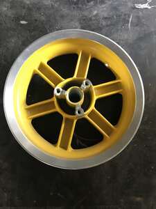 Front wheel disc for scooter for disc brake 3.50-R12