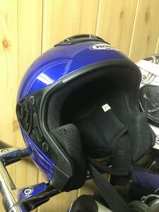 Helmet open blue Germany Probiker XL