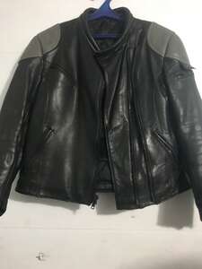 Moto jacket leather protection used 44