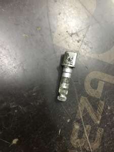 Fastener for brake pads for scooter moped