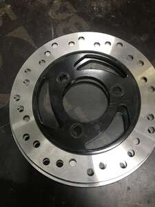 Brake disc new for moped scooter