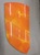 Филенка накладка двери левая оранжевая Smart 450