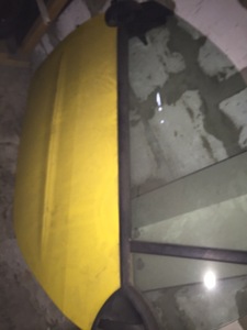 Двері ліві жовті в зборі Smart 450