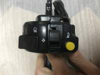 Steering wheel button block for moped scooter switch block