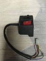 Steering wheel button block for moped scooter switch block