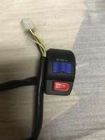 Steering wheel button block for moped scooter switch block