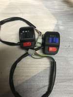 Steering wheel button block for moped scooter switch block