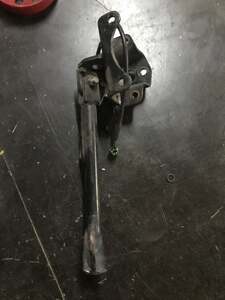 Side step for a moped scooter