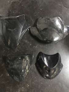 Windshield glass visor for scooter moped