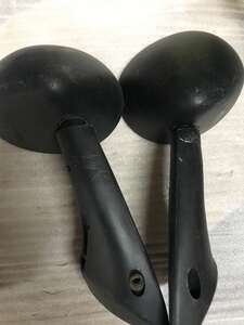 Mirrors for scooter moped moto inflated