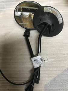 Mirrors for scooter moped round with repeater 8 Honda Suzuki