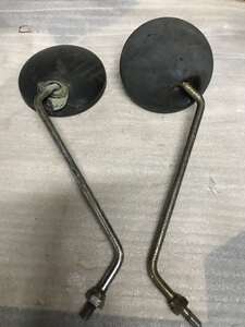 Зеркала для скутера мопеда Honda Suzuki оригинал круглые хромированная ножка