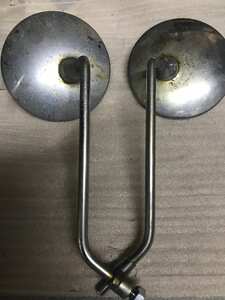  Mirrors for moto scooter moped chrome plated 8 Honda Suzuki