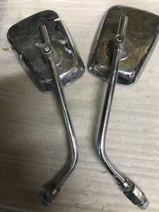 Mirrors for scooter moped chrome drops size 8 Honda Suzuki adjustable