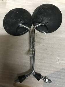 Mirrors Honda Suzuki round black original Japan