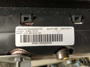 Подушка безопасности пассажирская Smart 453 4538600202