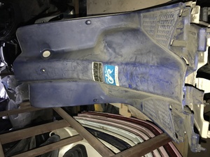 Newspaper holder for moped Honda AF18/25