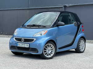 Smart Fortwo 451 Electric Drive 09/2013 сине-черный