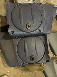 Trunk trim Smart 450 blue