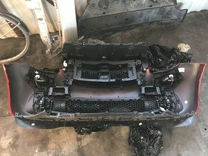 Передній бампер із ґратами у зборі Smart 453 Forfour новий