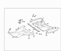 Защита днища передняя Smart 451 оригинал б.у. 4516840118