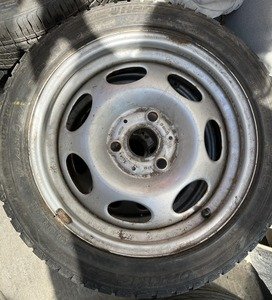 Диск залізний задні сталевий з гумою Smart 451 Hankook Optimo 4S