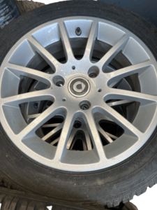 Литые диски R15 Smart 451 Design 1 с зимней резиной Falken