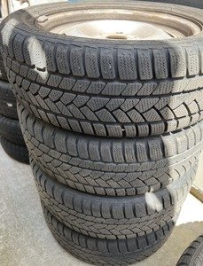  Диски залізні Smart 452 Roadster із зимовою гумою 185/55 R15 Contiwintercontact