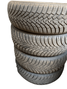 Литые диски R15 Smart 451 Design 1 с зимней резиной Falken