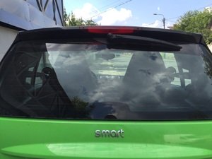 Стекло заднее Smart 451 в сборе