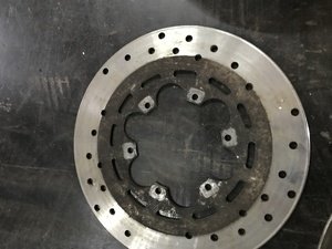 Brake disc for moped scooter