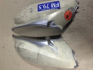 Пластик основной под сидения Honda Today пара