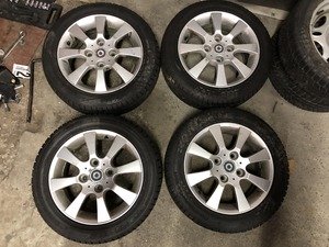 Литые диски R15 с резиной Continental TS 790 185/55 Smart Forfour 454