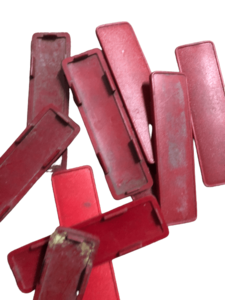 Крышка заглушка номера рамы Yamaha красный цвет