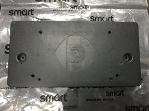  License plate frame American version of Smart Fortwo 451