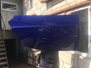 Филенка накладка правая синяя Smart 450 Cabrio новая
