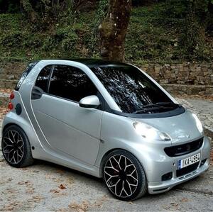 Литые диски R16 Smart Fortwo 451 полированные черные